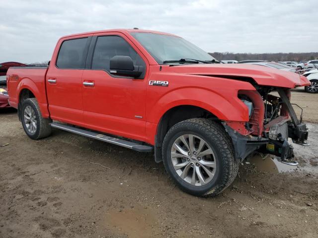 1FTEW1EG5GKF04252 - 2016 FORD F150 SUPERCREW RED photo 4
