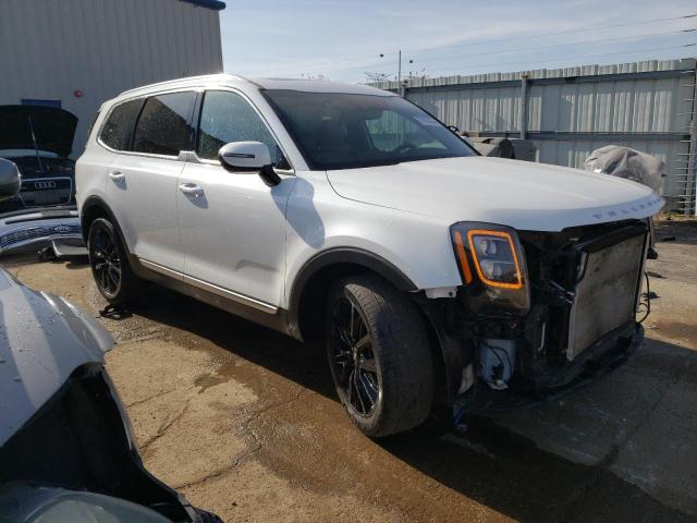 5XYP5DHC5LG051210 - 2020 KIA TELLURIDE SX WHITE photo 4