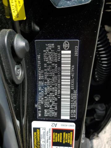 4T1BK3DB3BU391720 - 2011 TOYOTA AVALON BASE 黑色 照片 12