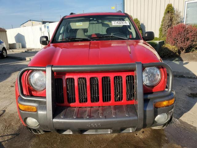 1J4GL48KX4W317526 - 2004 JEEP LIBERTY SPORT RED photo 5