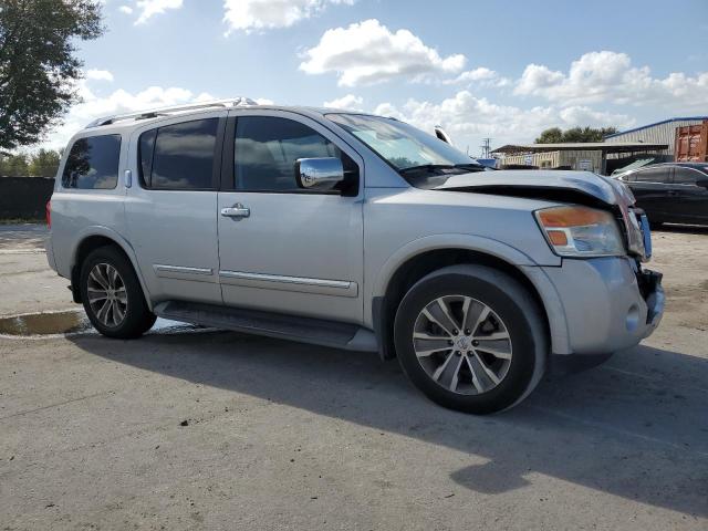 5N1BA0ND7FN618263 - 2015 NISSAN ARMADA SV SILVER photo 4