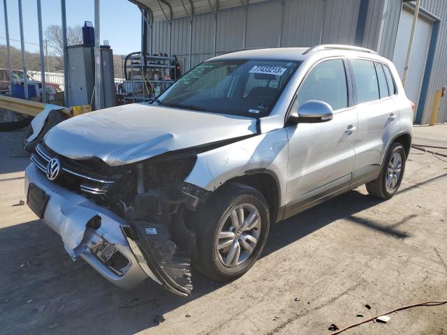 WVGAV7AX1FW574909 - 2015 VOLKSWAGEN TIGUAN S SILVER photo 1