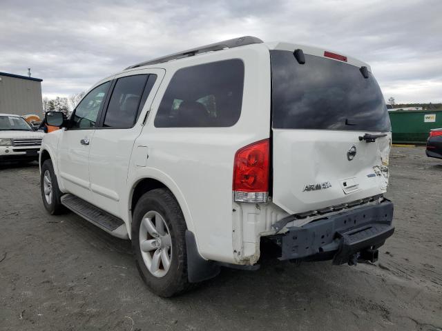 5N1BA0ND2AN606580 - 2010 NISSAN ARMADA SE WHITE photo 2