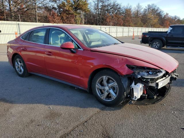 5NPEG4JA7MH101593 - 2021 HYUNDAI SONATA SE RED photo 4