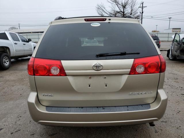 5TDZK23C38S134108 - 2008 TOYOTA SIENNA CE TAN photo 6