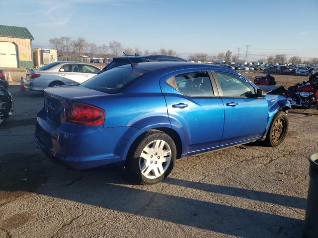 1C3CDZAB1DN565702 - 2013 DODGE AVENGER SE BLUE photo 3