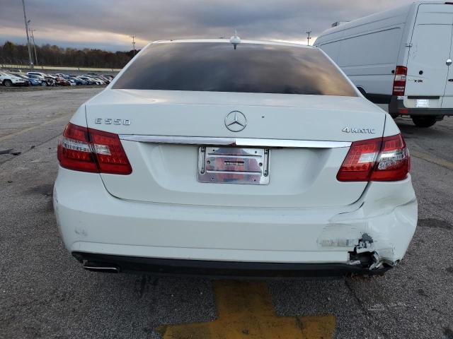 WDDHF9BBXCA583704 - 2012 MERCEDES-BENZ E 550 4MATIC WHITE photo 6