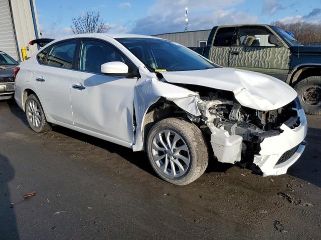 3N1AB7AP0KY424499 - 2019 NISSAN SENTRA S WHITE photo 4