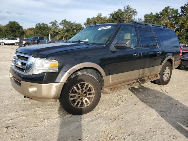 1FMJK1J51EEF52272 - 2014 FORD EXPEDITION EL XLT BLACK photo 1