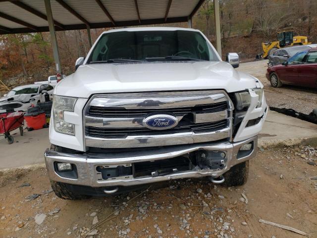 1FTEW1EP4FFA49322 - 2015 FORD F150 SUPERCREW WHITE photo 5