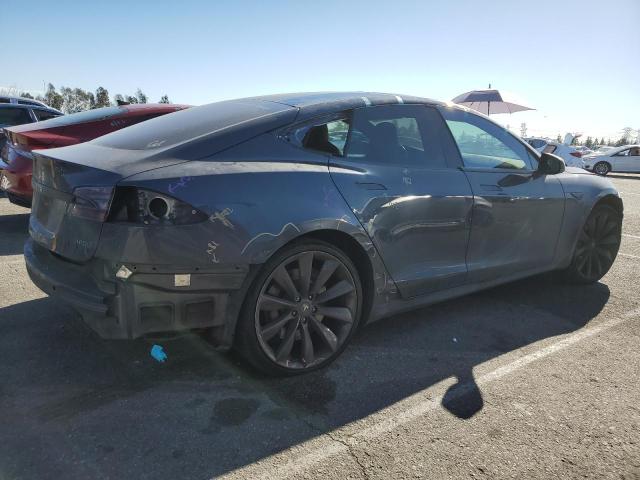 5YJSA1E22FF120107 - 2015 TESLA MODEL S ნაცრისფერი ფოტო 3