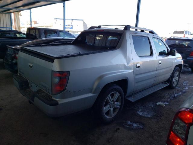 5FPYK1F53DB004287 - 2013 HONDA RIDGELINE RTL SILVER photo 3