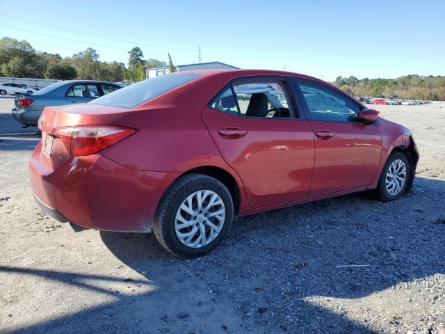 5YFBURHE8KP860612 - 2019 TOYOTA COROLLA L RED photo 3