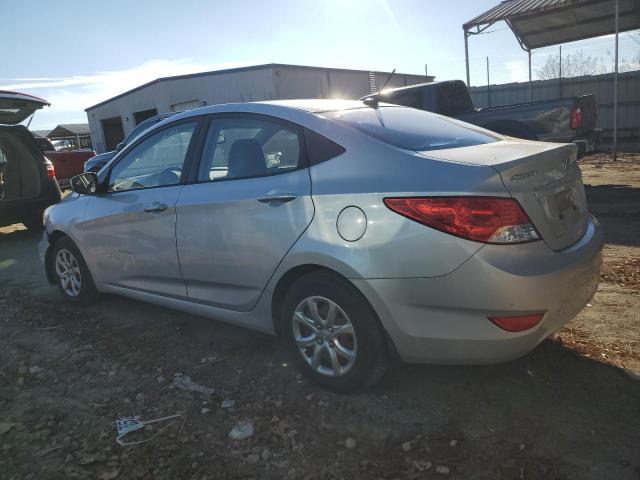 KMHCT4AE9DU316142 - 2013 HYUNDAI ACCENT GLS SILVER photo 2