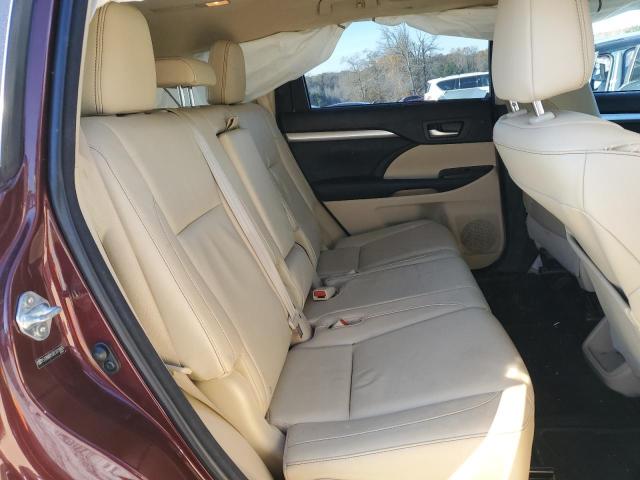 5TDKKRFH7ES018665 - 2014 TOYOTA HIGHLANDER XLE BURGUNDY photo 11