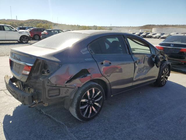 2HGFB2F93FH521502 - 2015 HONDA CIVIC EXL 灰色 照片 3