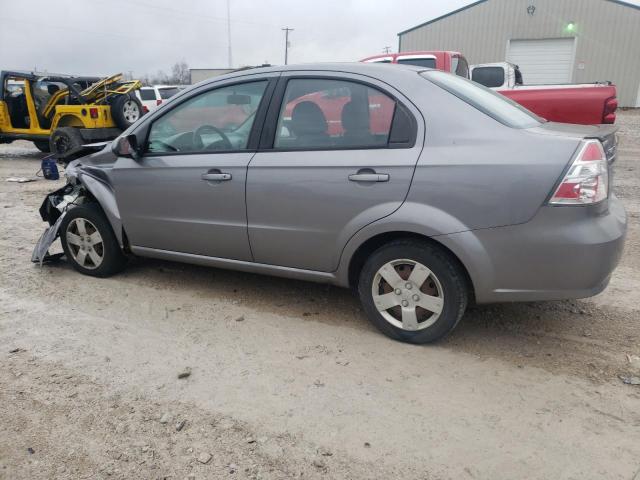 KL1TD5DE4BB265314 - 2011 CHEVROLET AVEO LS GRAY photo 2