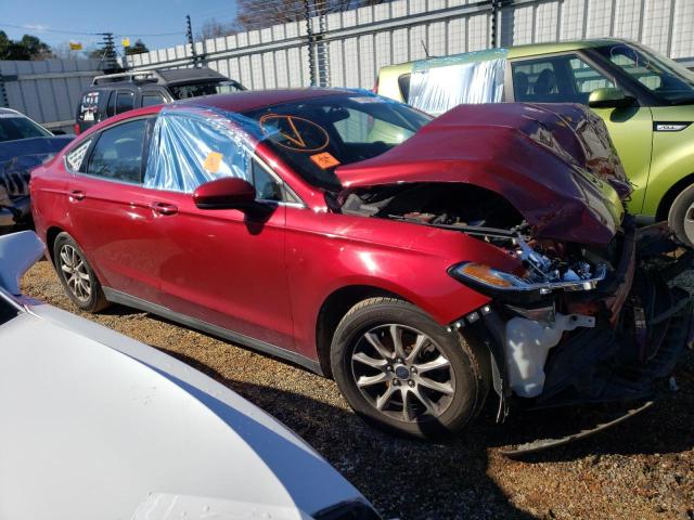 3FA6P0G75GR139551 - 2016 FORD FUSION S BURGUNDY photo 4