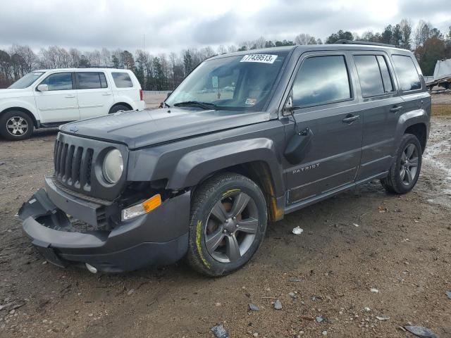 1C4NJPFA0ED890298 - 2014 JEEP PATRIOT LATITUDE CHARCOAL photo 1