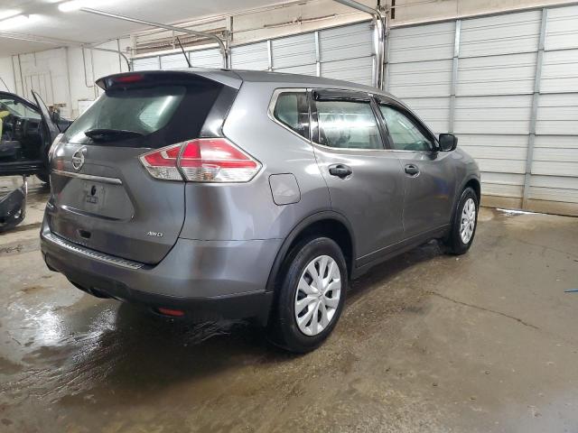 KNMAT2MV4GP643014 - 2016 NISSAN ROGUE S GRAY photo 3