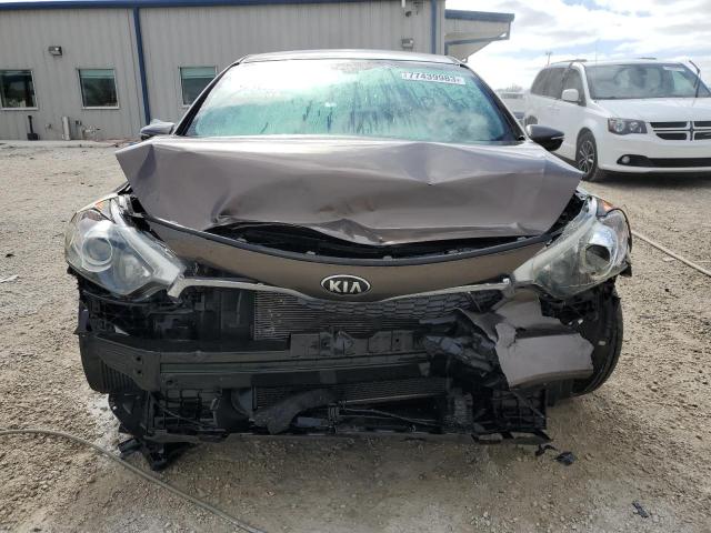 KNAFX5A89E5197071 - 2014 KIA FORTE EX TAN photo 5