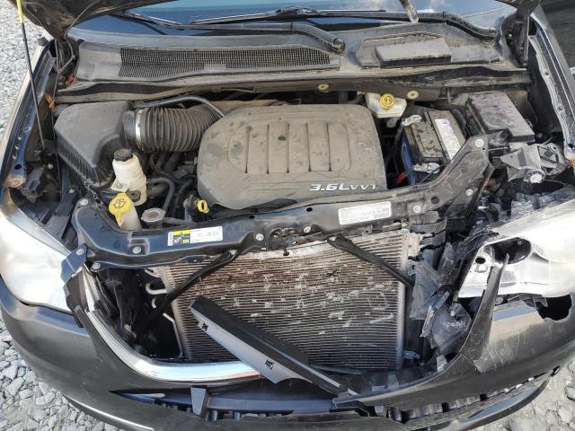 2C4RC1BG3DR696735 - 2013 CHRYSLER TOWN & COU TOURING შავი ფოტო 12