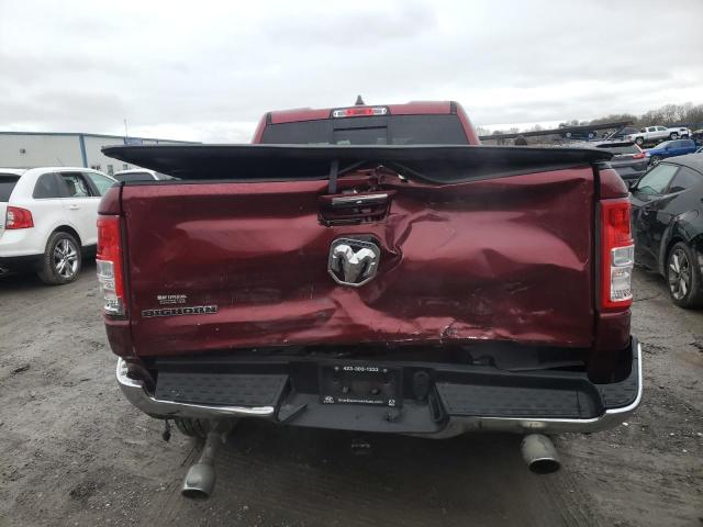 1C6RREBT4LN294678 - 2020 RAM 1500 BIG HORN/LONE STAR MAROON photo 6