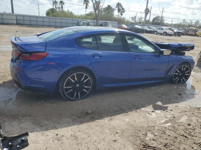 WBAGV8C08PCK41272 - 2023 BMW M850XI BLUE photo 3