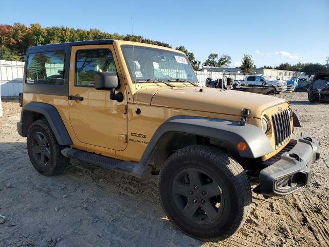 1C4AJWAG4DL661633 - 2013 JEEP WRANGLER SPORT YELLOW photo 4