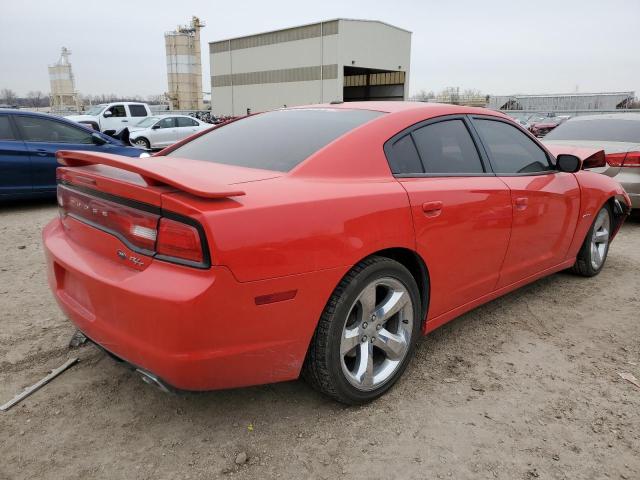 2C3CDXCT8EH330430 - 2014 DODGE CHARGER R/T RED photo 3