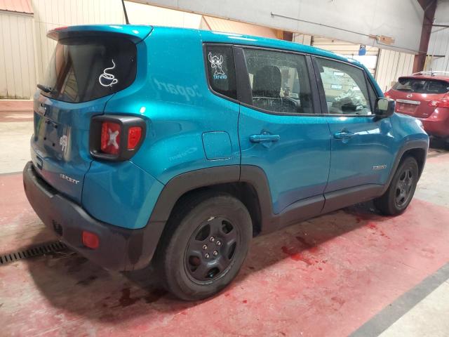 ZACNJAAB9KPK62344 - 2019 JEEP RENEGADE SPORT GREEN photo 3