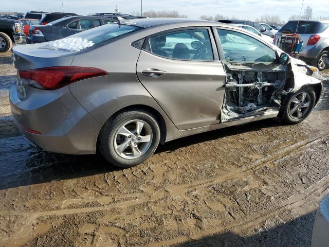 5NPDH4AE5FH643225 - 2015 HYUNDAI ELANTRA SE TAN photo 3