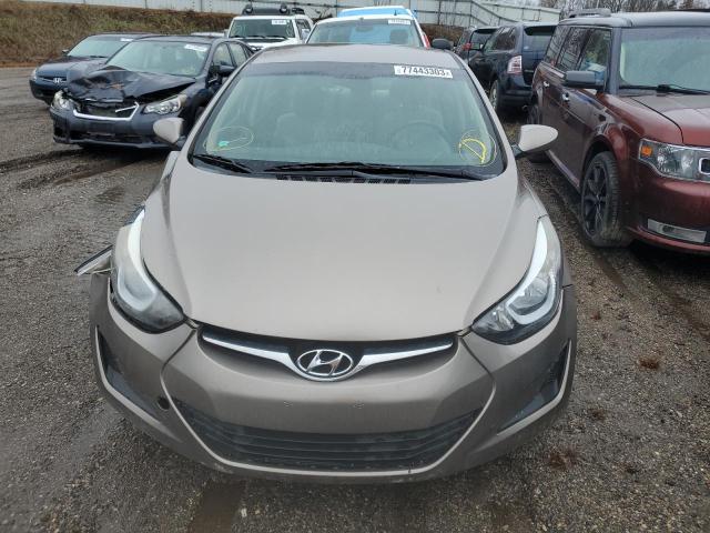 5NPDH4AE5FH643225 - 2015 HYUNDAI ELANTRA SE TAN photo 5