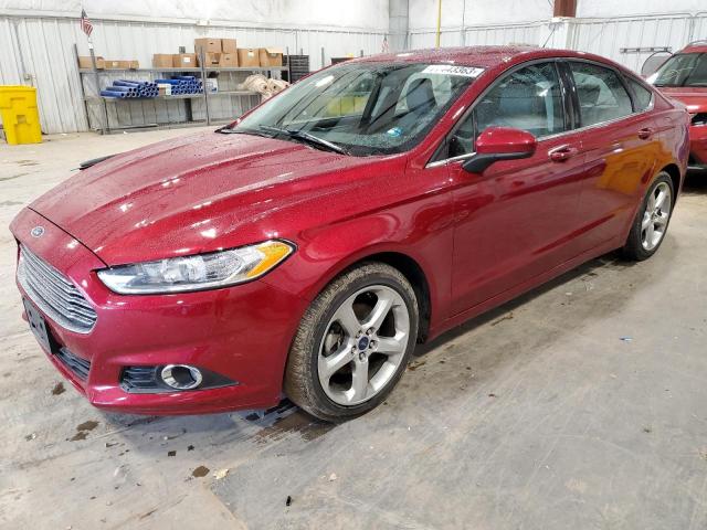 3FA6P0G71GR396044 - 2016 FORD FUSION S RED photo 1