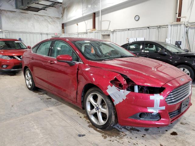 3FA6P0G71GR396044 - 2016 FORD FUSION S RED photo 4