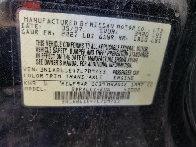 3N1AB61E47L709753 - 2007 NISSAN SENTRA 2.0 GRAY photo 12