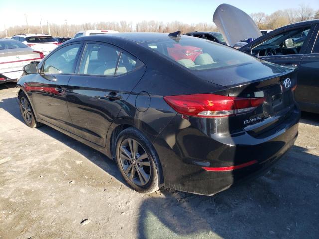 5NPD84LF9HH052081 - 2017 HYUNDAI ELANTRA SE BLACK photo 2