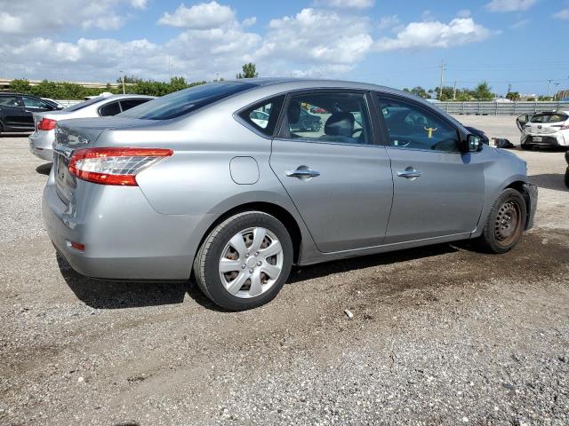 3N1AB7AP2EY222526 - 2014 NISSAN SENTRA S GRAY photo 3