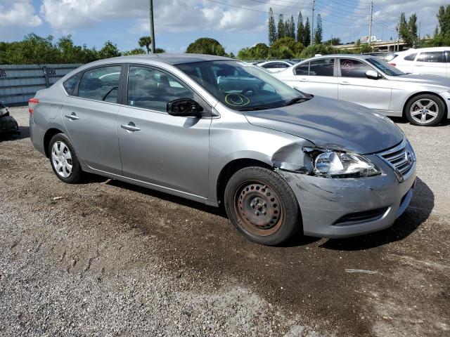 3N1AB7AP2EY222526 - 2014 NISSAN SENTRA S GRAY photo 4