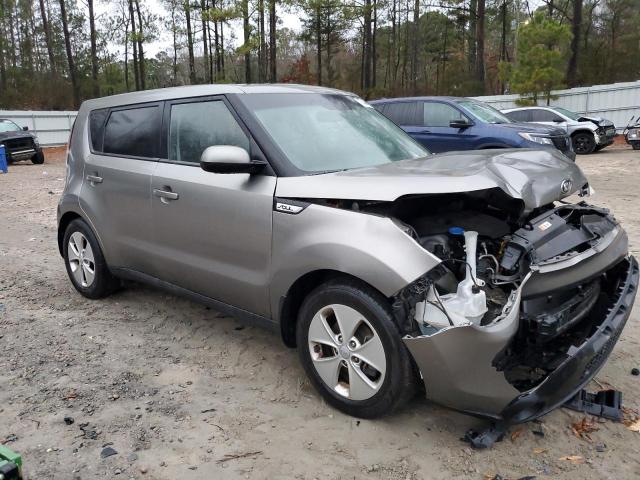 KNDJN2A24F7168306 - 2015 KIA SOUL GRAY photo 4