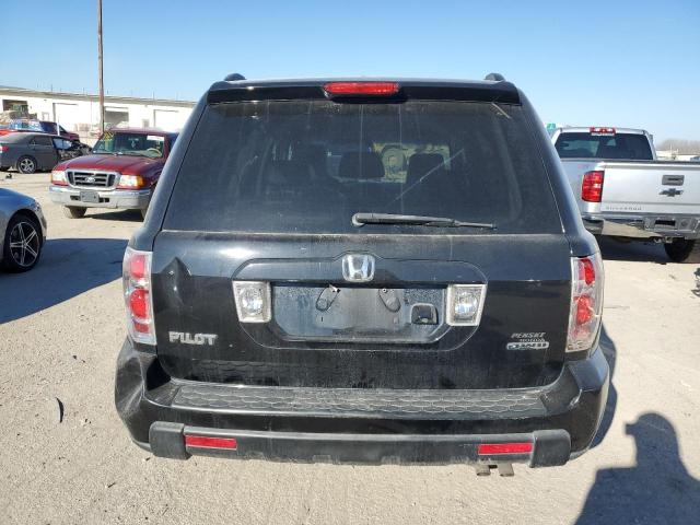 5FNYF18708B002787 - 2008 HONDA PILOT EXL BLACK photo 6