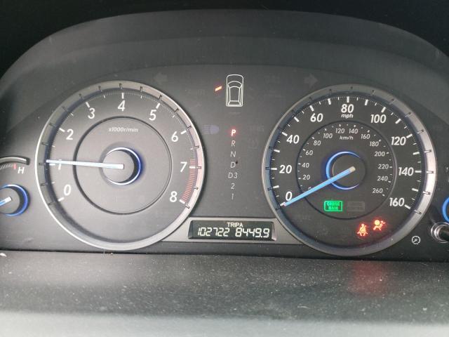 5J6TF2H55CL012147 - 2012 HONDA CROSSTOUR EXL ნაცრისფერი ფოტო 9