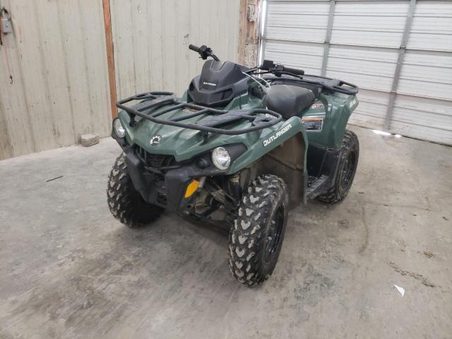 3JBLGAT46NJ001398 - 2022 CAN-AM OUTLANDER 570 GREEN photo 2