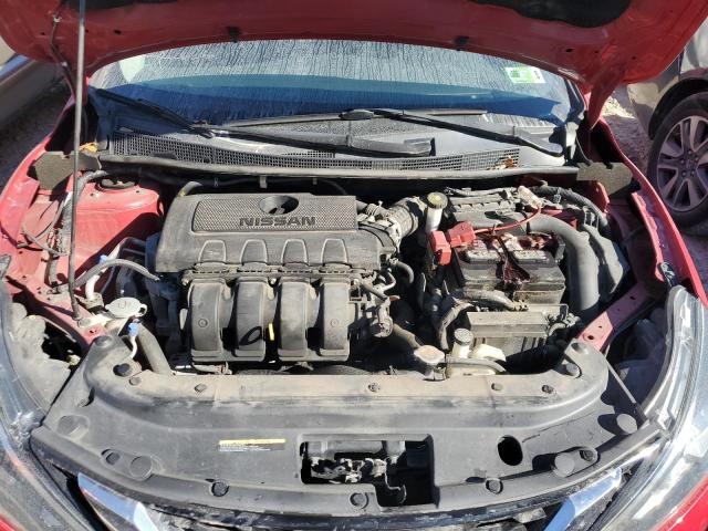 3N1AB7AP6JL618126 - 2018 NISSAN SENTRA S 红色 照片 11