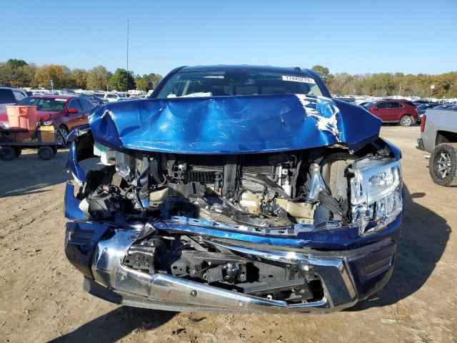 1N6AA1EF7MN525633 - 2021 NISSAN TITAN SV BLUE photo 5