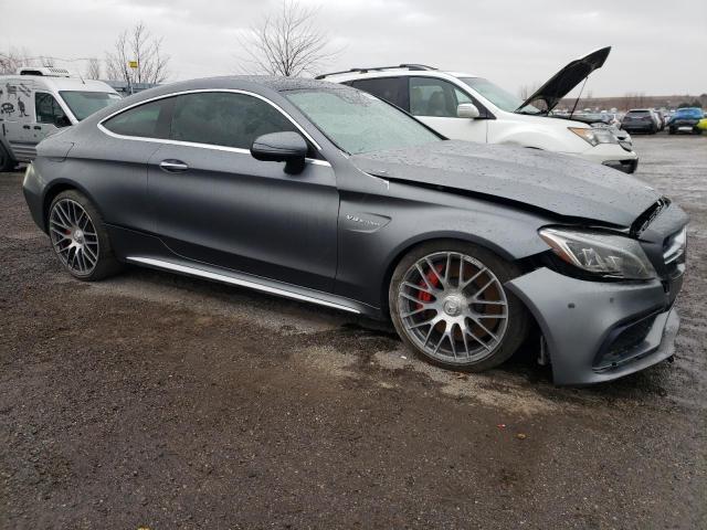 WDDWJ8HB4HF458733 - 2017 MERCEDES-BENZ C 63 AMG-S GRAY photo 4