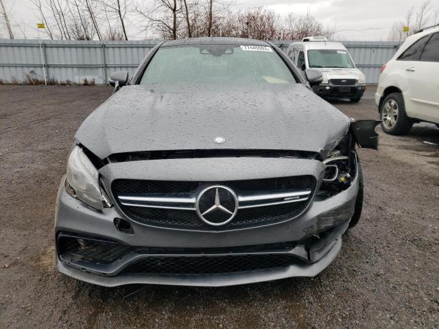 WDDWJ8HB4HF458733 - 2017 MERCEDES-BENZ C 63 AMG-S GRAY photo 5