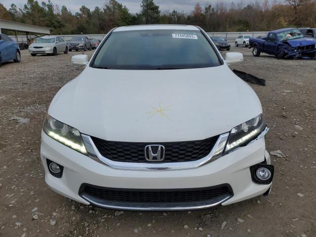 1HGCT2B89FA000635 - 2015 HONDA ACCORD EXL WHITE photo 5