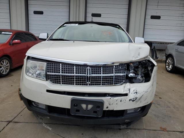 2LMDU68C38BJ32039 - 2008 LINCOLN MKX WHITE photo 5