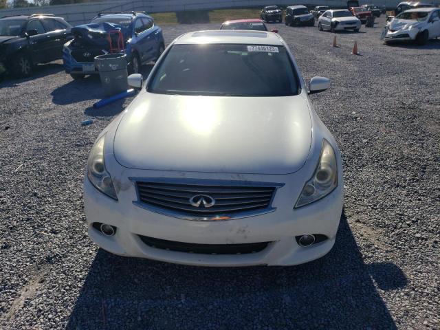 JN1CV6AP8DM723934 - 2013 INFINITI G37 BASE WHITE photo 5